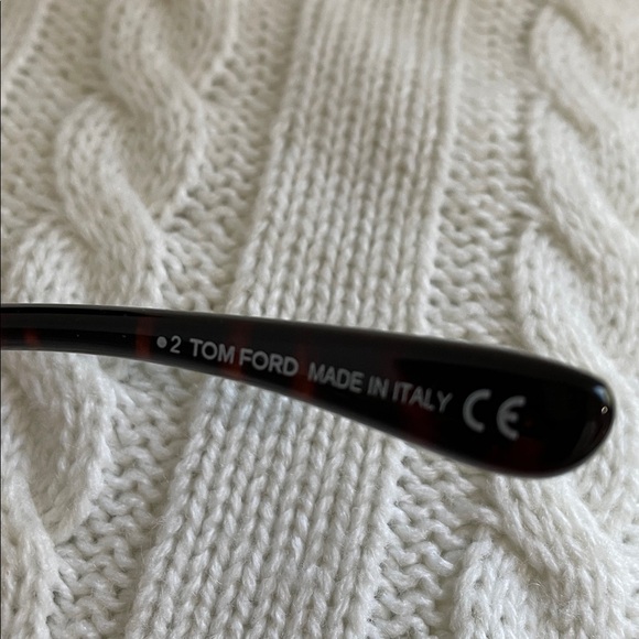 NWT Tom Ford Anouk Women's Gold trim Brown Frame Sunglasses - Picture 6 of 7